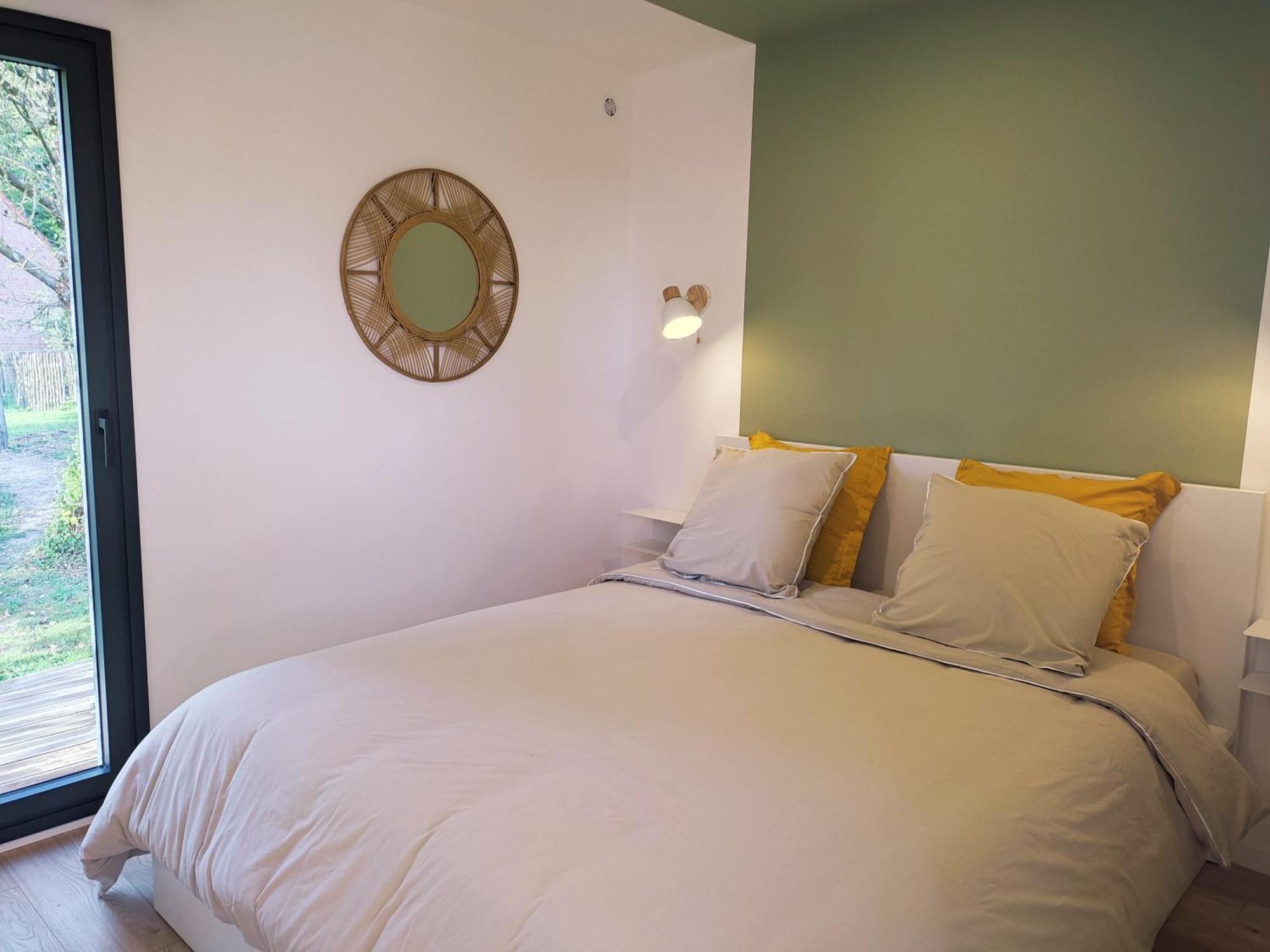 L'Ermitage - L'Ecolodge Des Monts Des Flandres - Au Coeur De 800M2 De Jardin Prive Saint-Jans-Cappel Kültér fotó