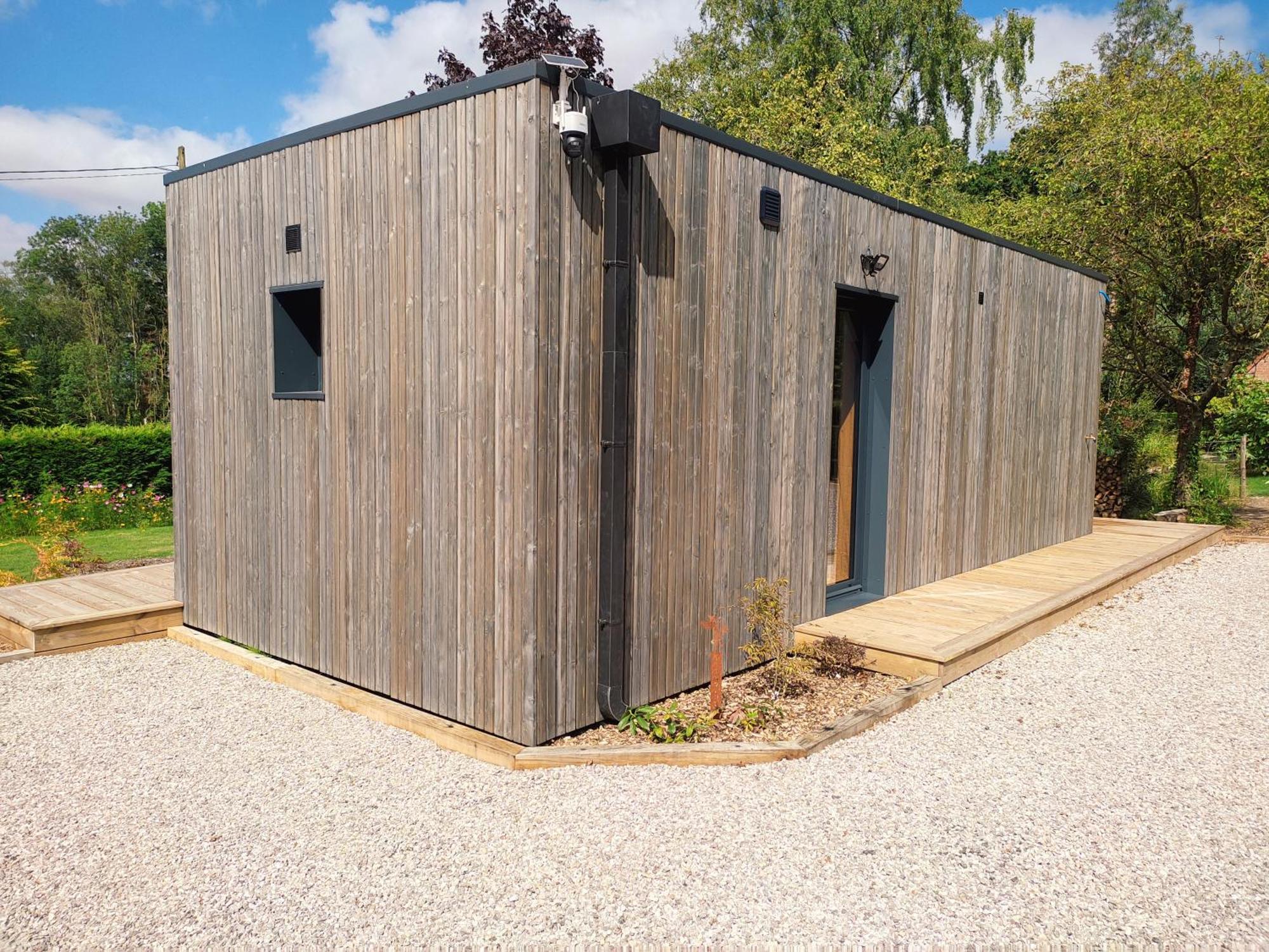 L'Ermitage - L'Ecolodge Des Monts Des Flandres - Au Coeur De 800M2 De Jardin Prive Saint-Jans-Cappel Kültér fotó