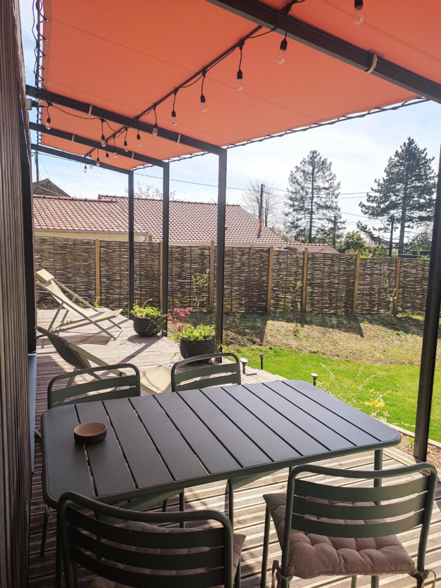 L'Ermitage - L'Ecolodge Des Monts Des Flandres - Au Coeur De 800M2 De Jardin Prive Saint-Jans-Cappel Kültér fotó