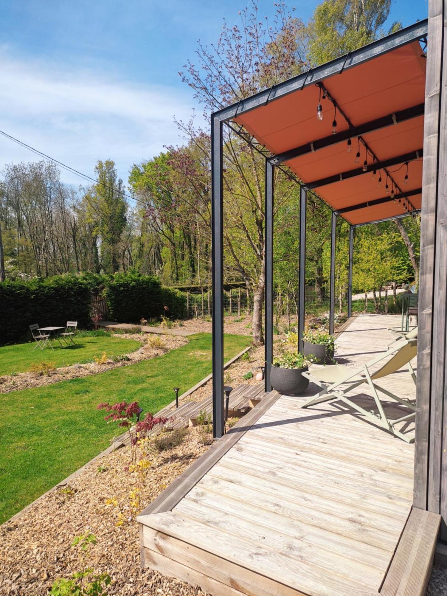 L'Ermitage - L'Ecolodge Des Monts Des Flandres - Au Coeur De 800M2 De Jardin Prive Saint-Jans-Cappel Kültér fotó